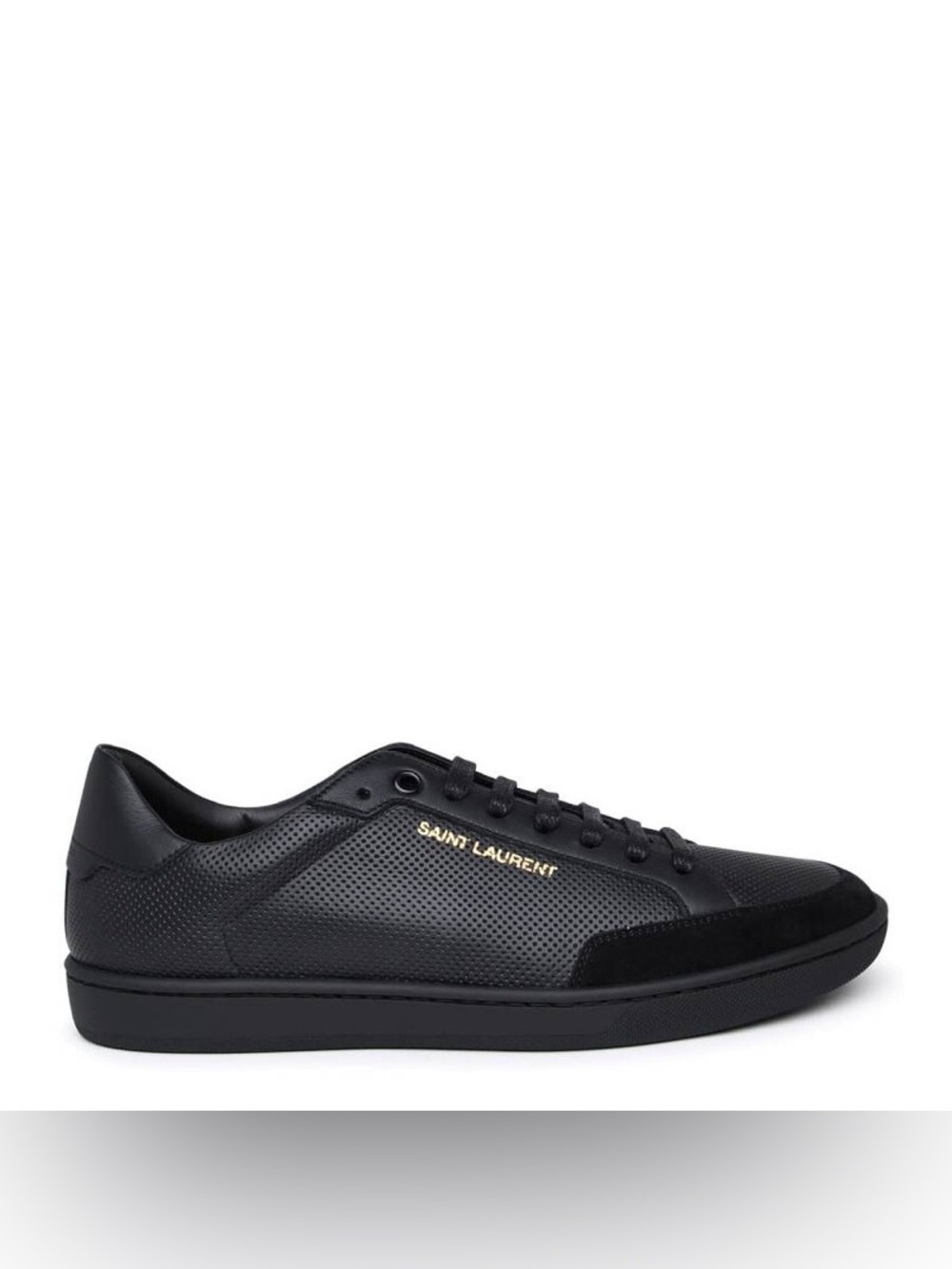 Saint Laurent Men's Court Classic Perforated Leather Sneakers (Size EU 40, US 7)
